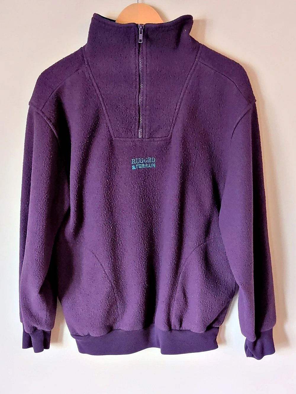 Vintage 90s Rugged Terrain Purple Quarter-Zip Fleece